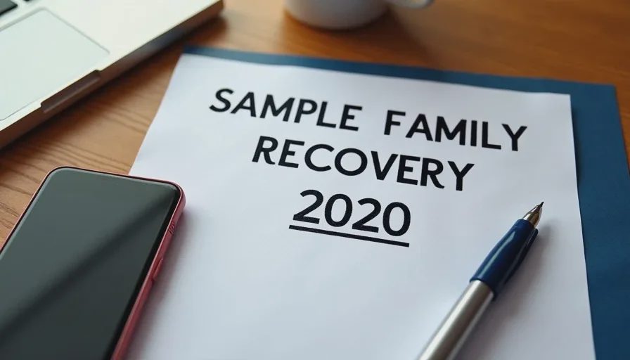 Updated family recovery sheet marked with the annual audit date